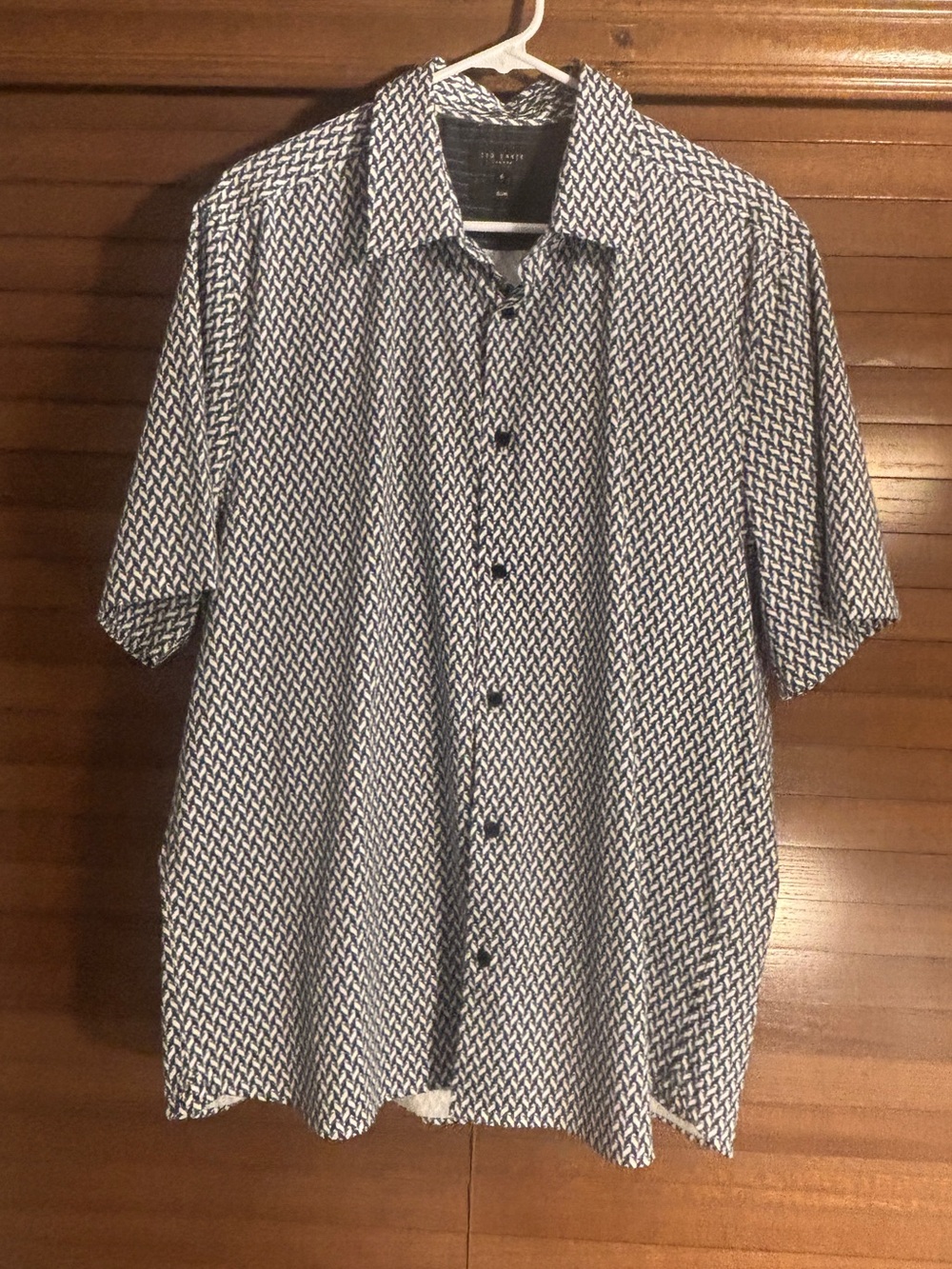 Ted Baker London Geometric Pattern Button Down Shirt